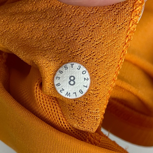 Lululemon Free To Be Sports Bra Vivid Amber Orange - Picture 4 of 5